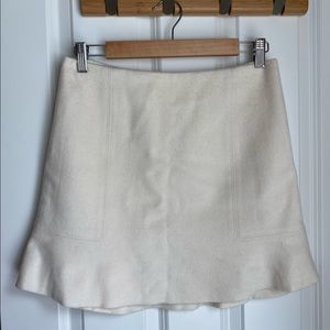 Madewell Wool Mini Skirt